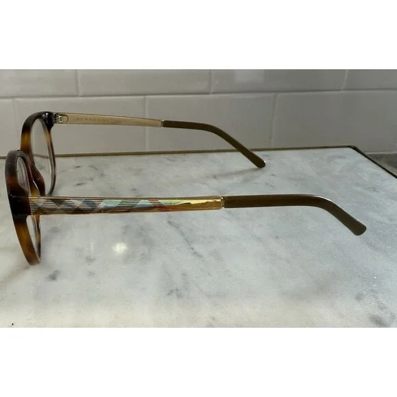 BURBERRY B 2142 3316 51-17 140 Havana With A Case Authentic Hard To Find - Picture 9 of 14